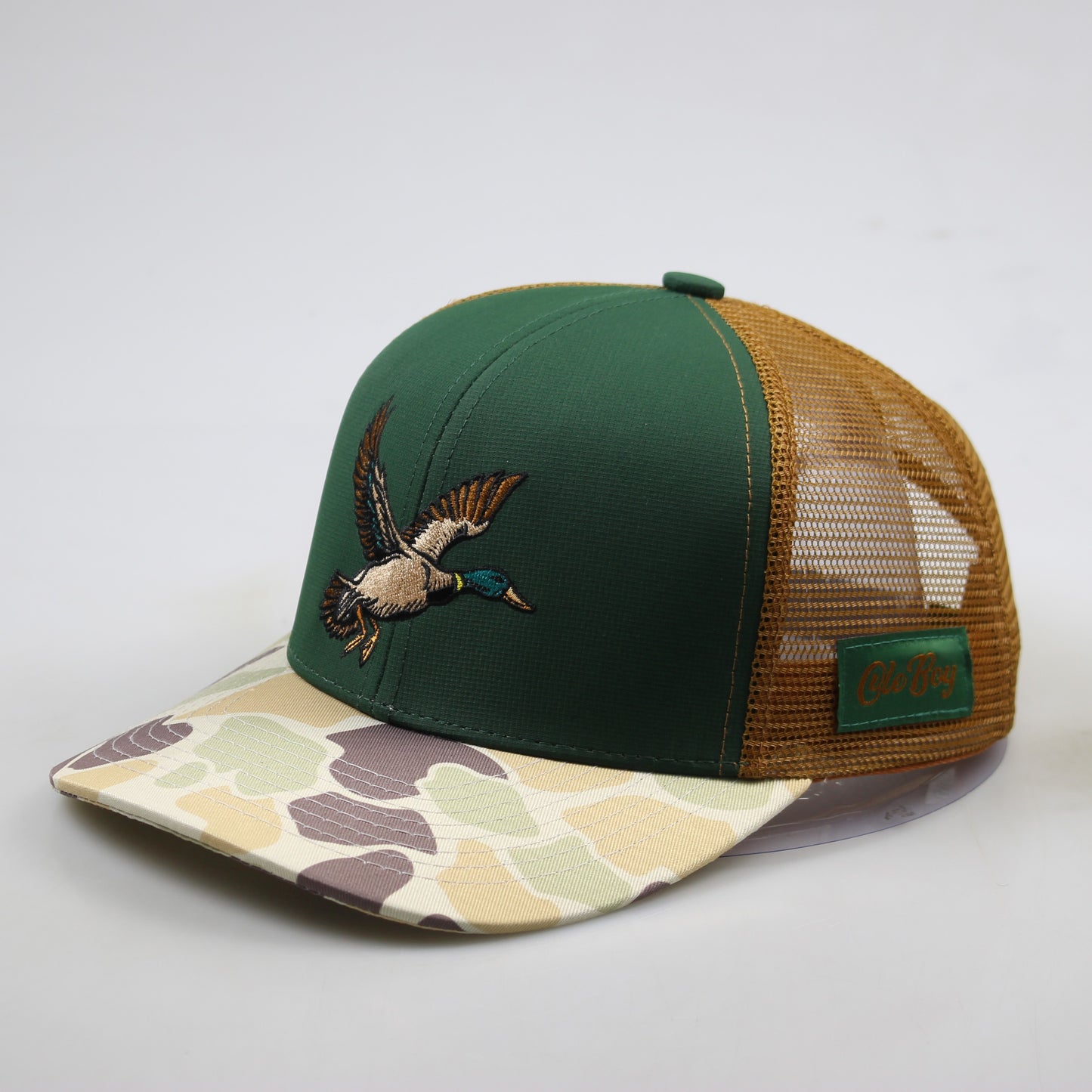 OLE BOY Flying Mallard Camo Trucker Hat