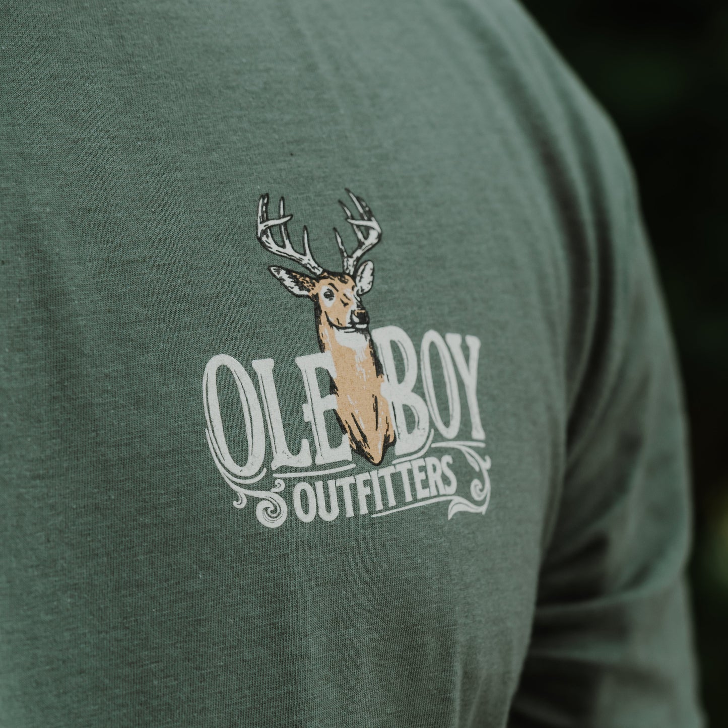 OLE BOY Buck Mount T-Shirt Lifestyle Left Chest