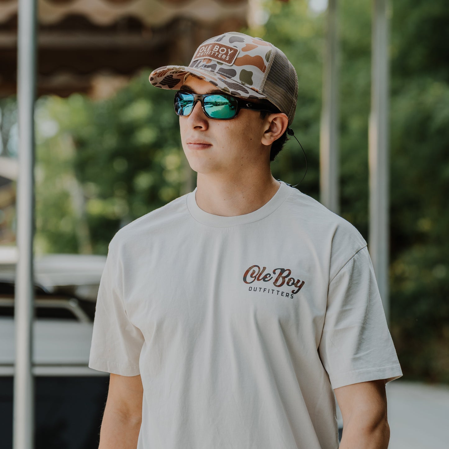 OLE BOY Camo Game T-Shirt - Deer Lifestyle Front