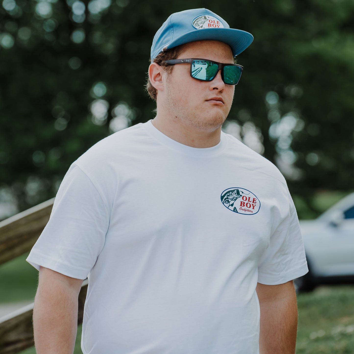 OLE BOY Lured in Bass T-Shirt Lifestyle Left Chest