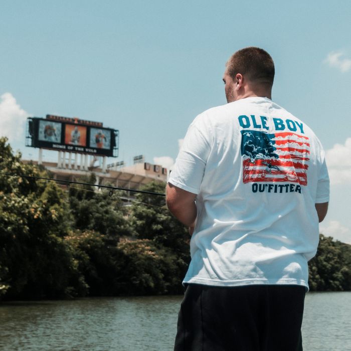 OLE BOY Patriotic Mallard Pocket Tee