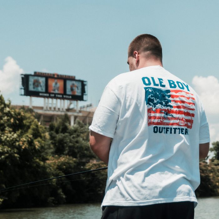 OLE BOY Patriotic Mallard Pocket Tee