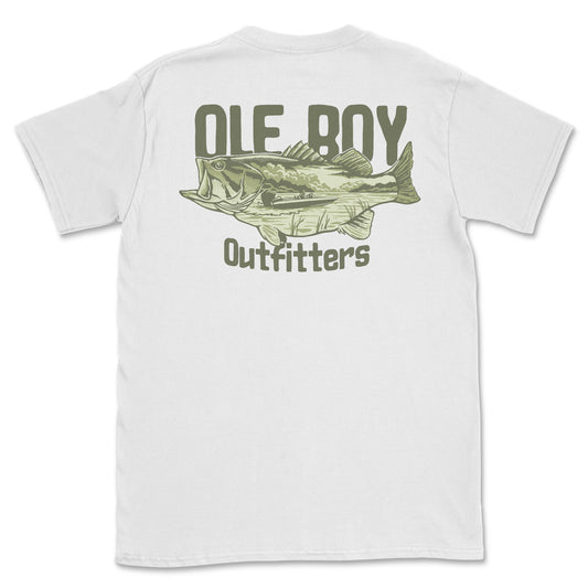 OLE BOY Bass Tee - White