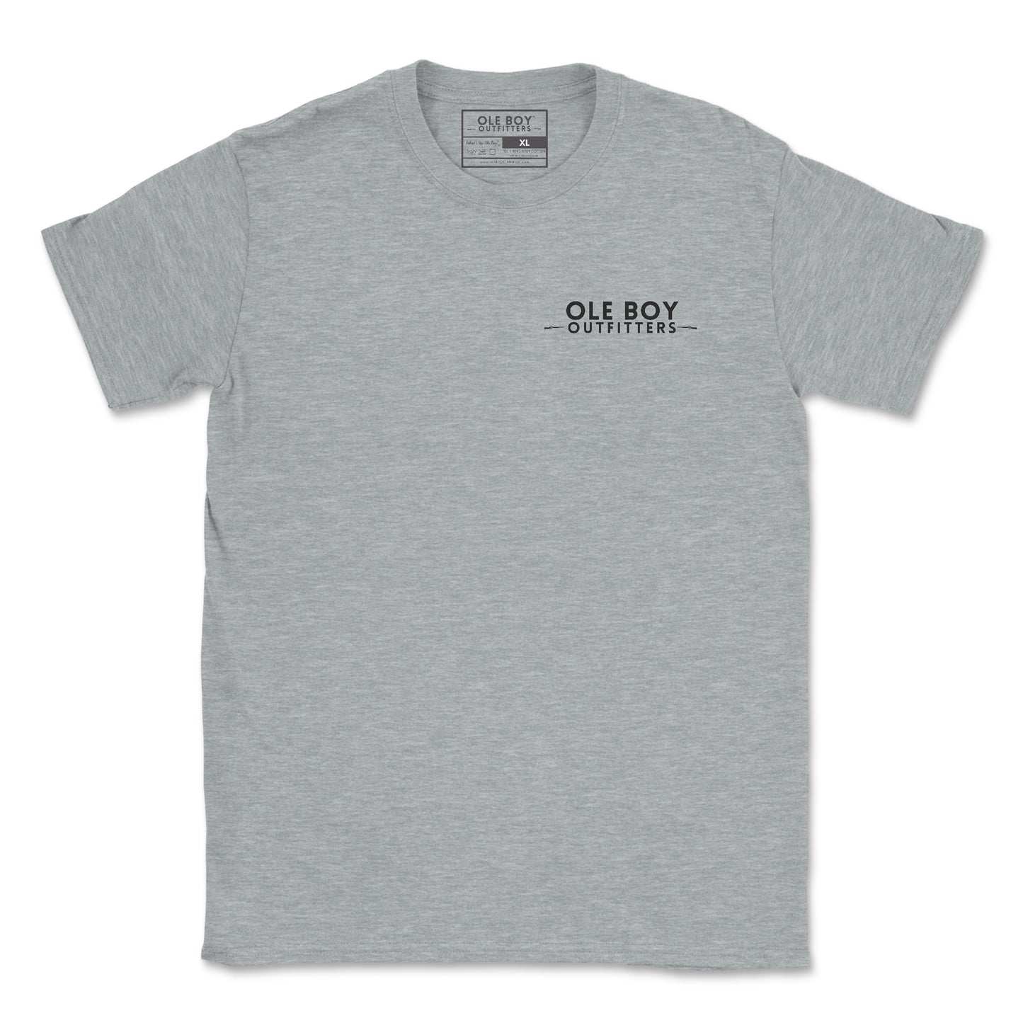 OLE BOY Classic Logo Tee - Sport Grey