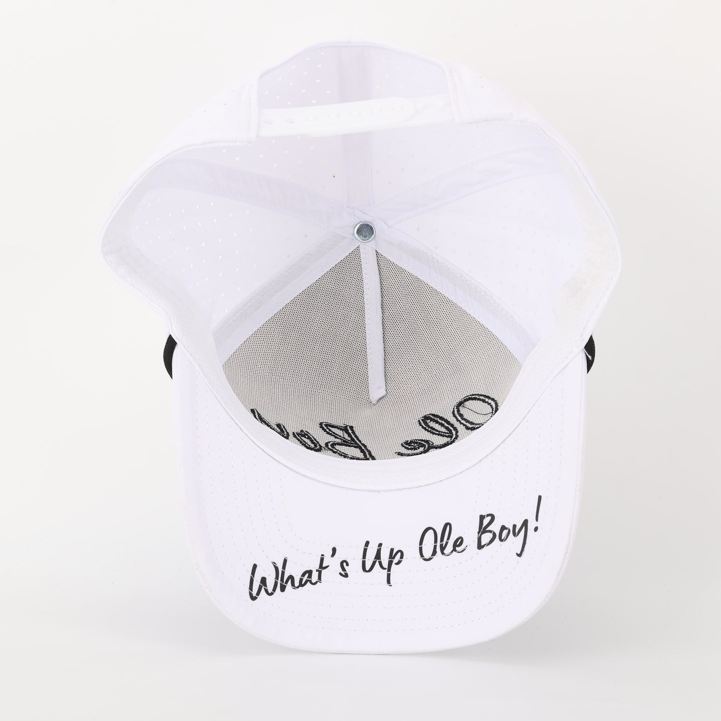 OLE BOY White Performance Golf Hat