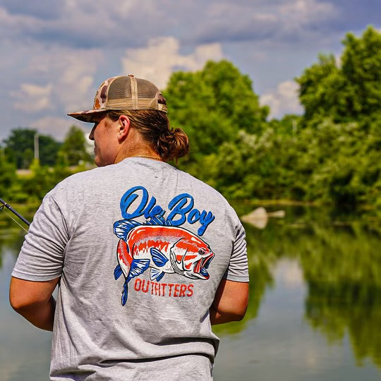 OLE BOY Patriotic Bass Tee