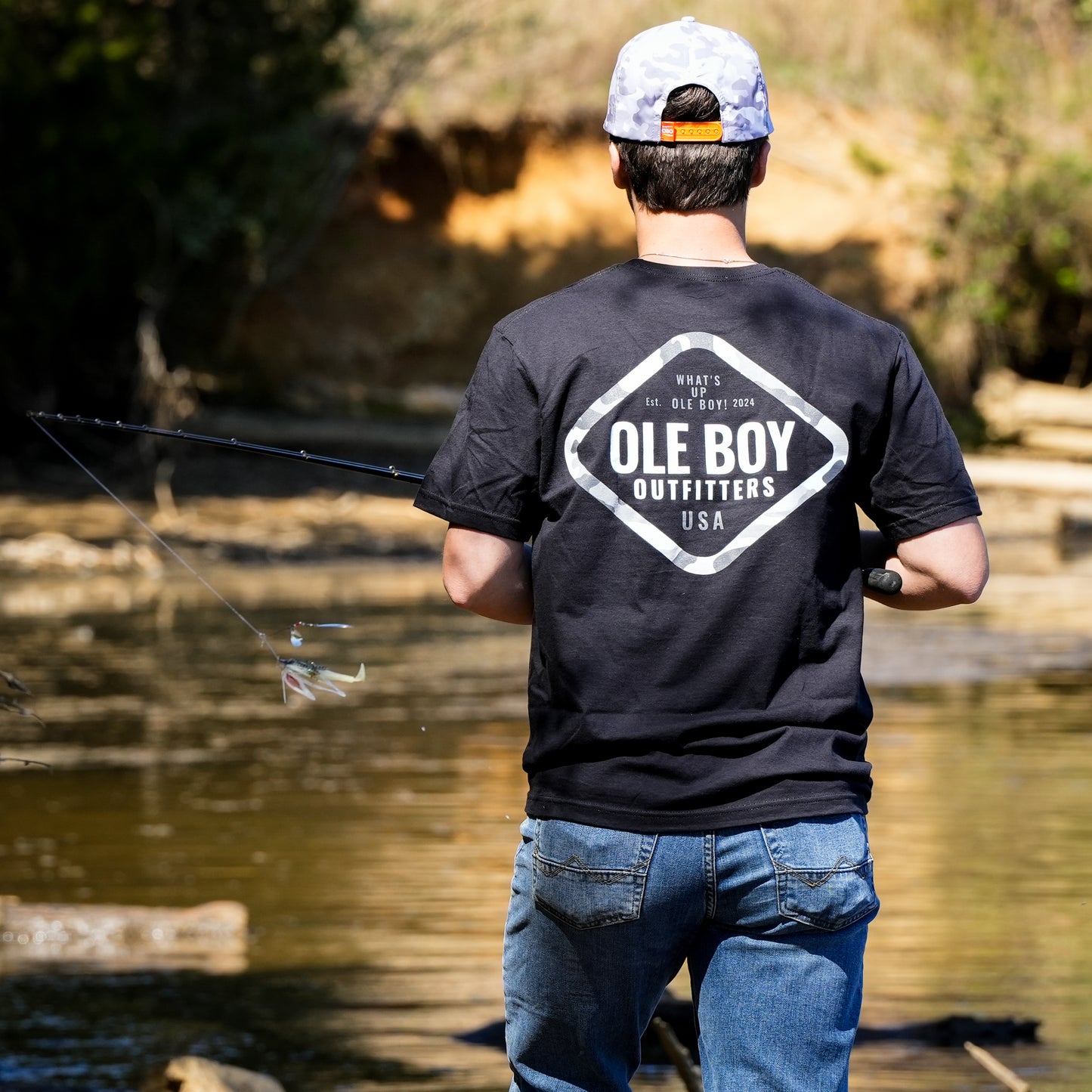 OLE BOY Camo Border Tee