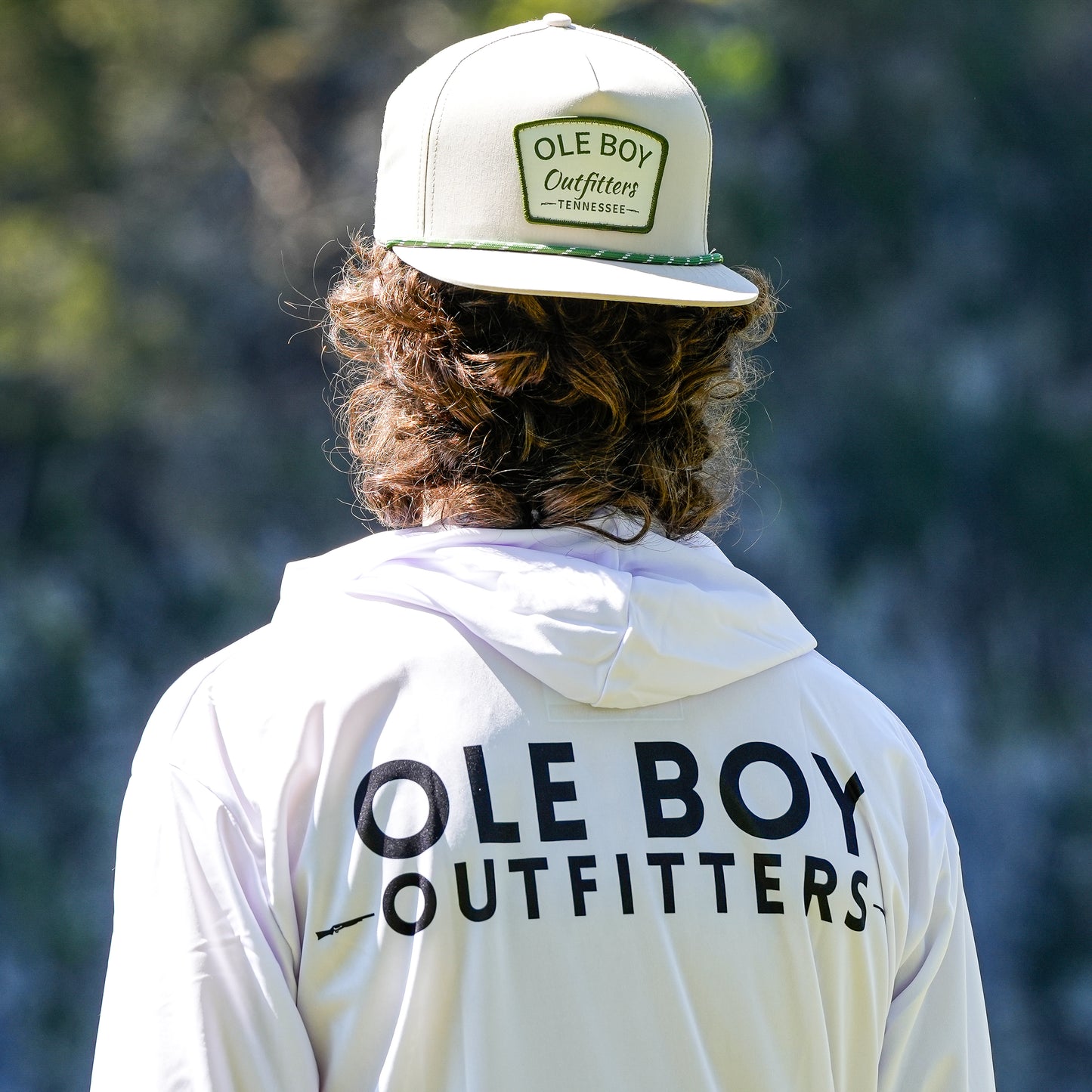 OLE BOY Performance Hooded Tee - White