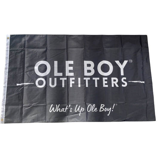 OLE BOY Black 3'X5' Flag