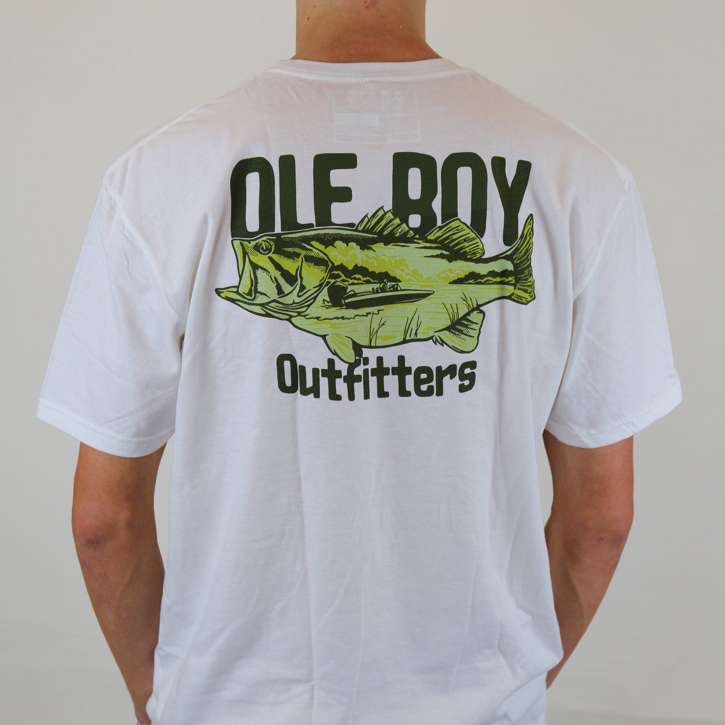 OLE BOY Bass Tee - White