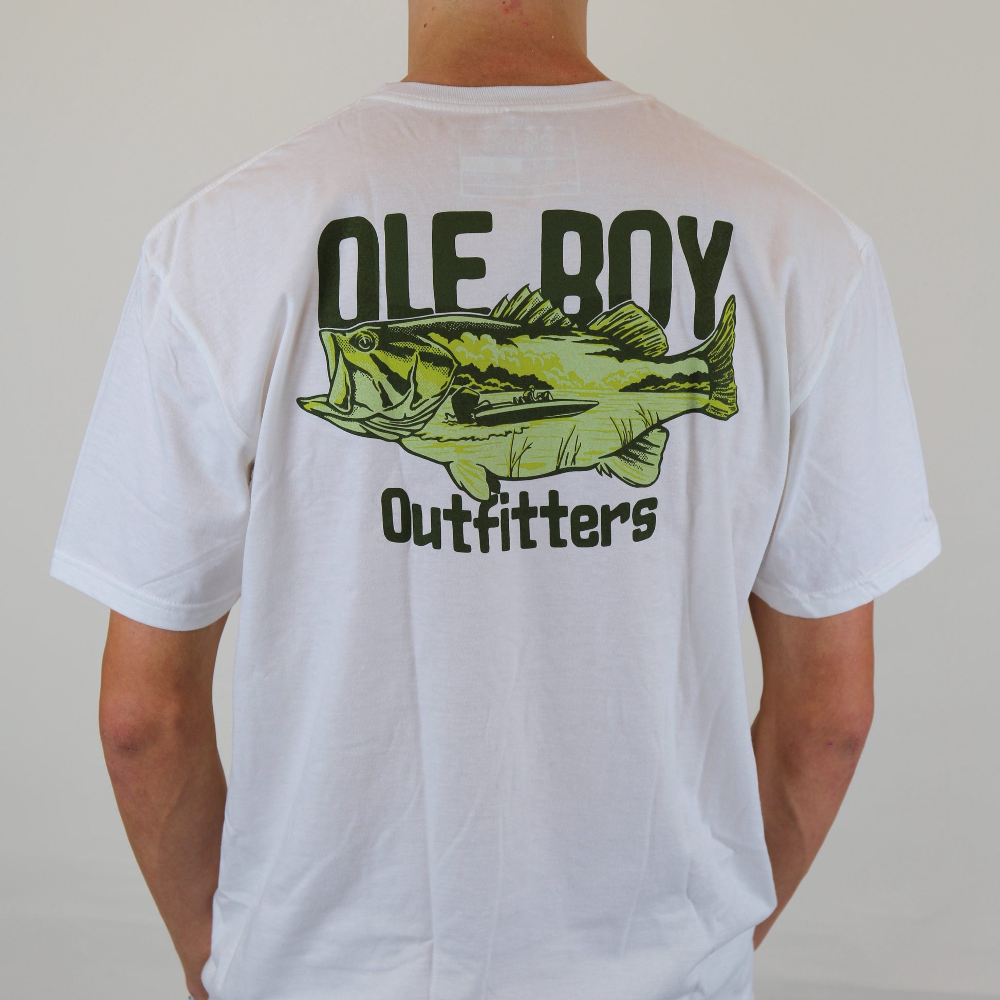 OLE BOY Bass Tee - White