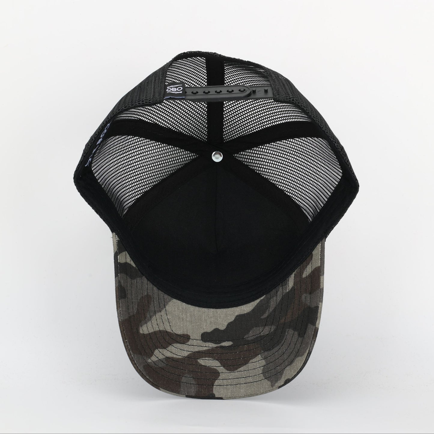 OLE BOY Black Camo Classic Logo Patch Hat