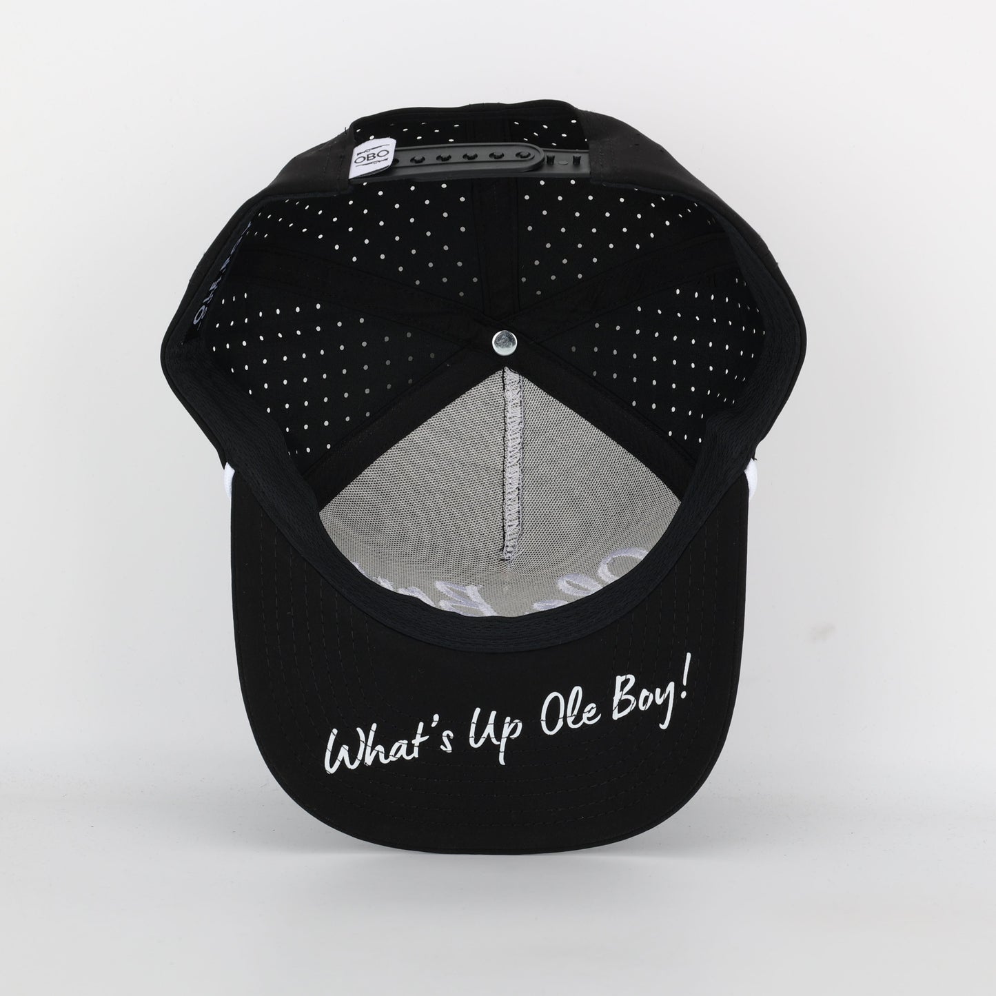 OLE BOY Black Performance Golf Hat