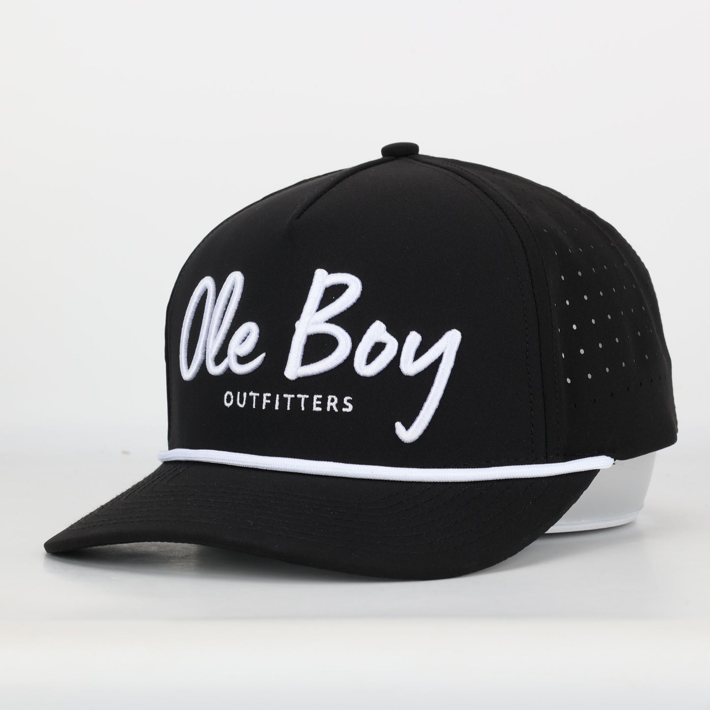 OLE BOY Black Performance Golf Hat