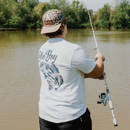 OLE BOY Camo Game T-Shirt - Bass