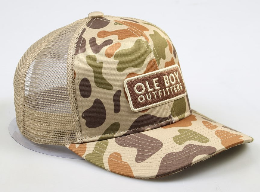 OLE BOY Camo Trucker Hat