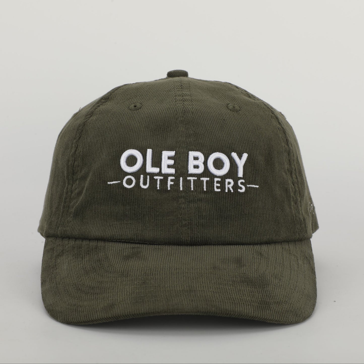 OLE BOY Classic Logo Corduroy Dad Hat - Green