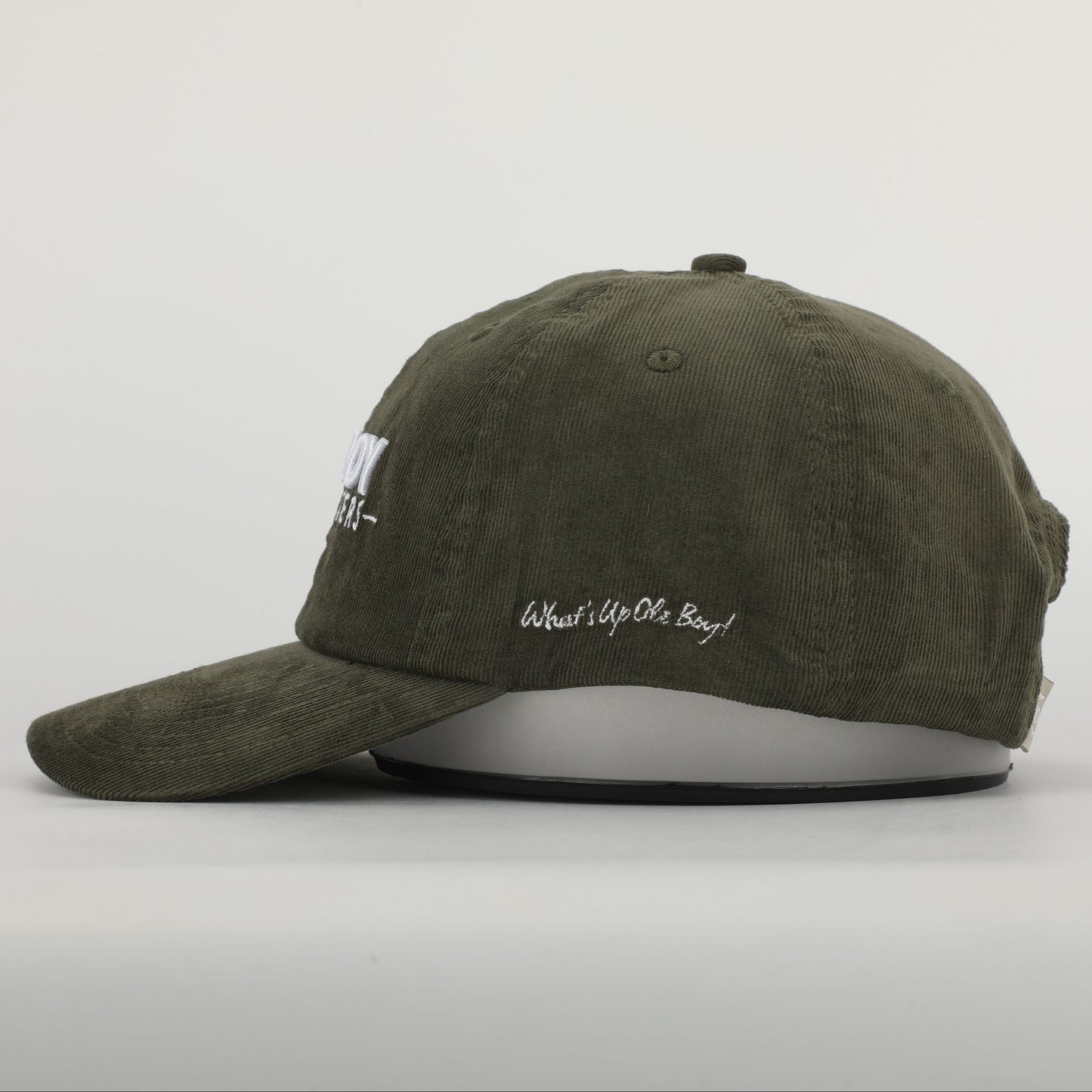 OLE BOY Classic Logo Corduroy Dad Hat - Green