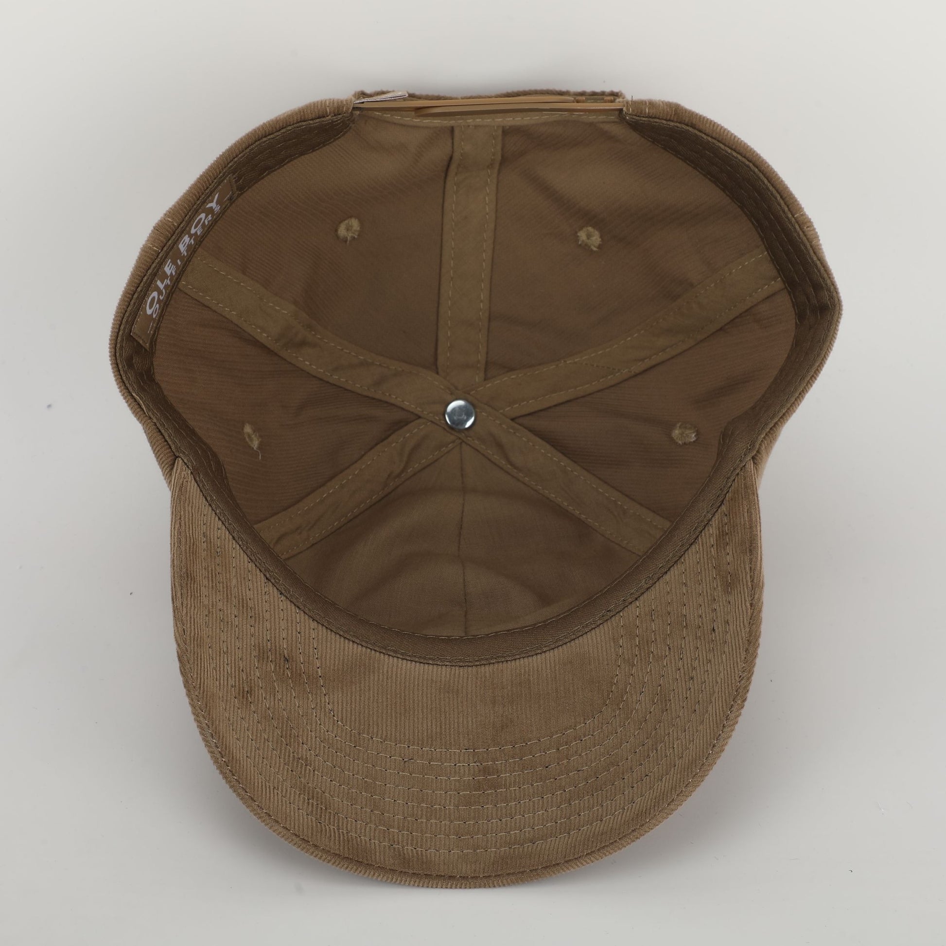 OLE BOY Classic Logo Corduroy Dad Hat - Tan