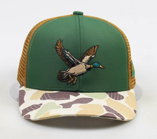 OLE BOY Flying Mallard Camo Trucker Hat