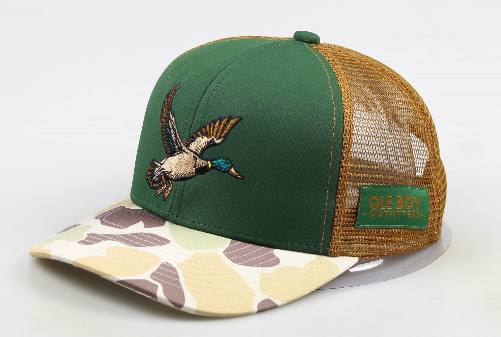 OLE BOY Flying Mallard Camo Trucker Hat