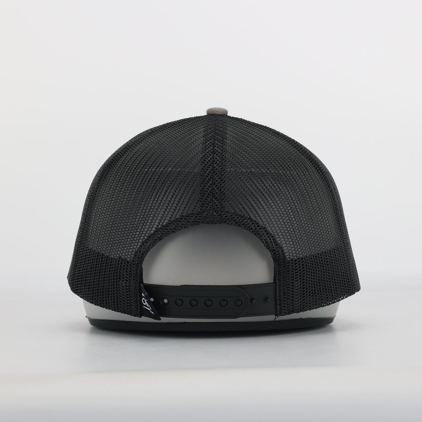 OLE BOY Grey/Black Classic Logo Patch Hat