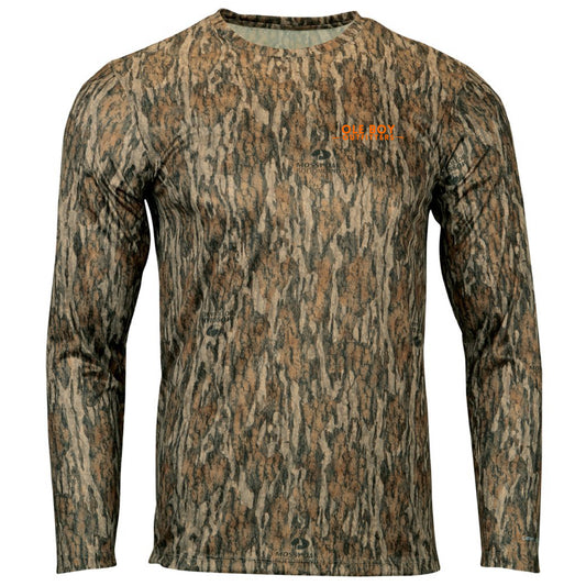 OLE BOY Mossy Oak Bottomland Camo Classic Logo Performance Shirt