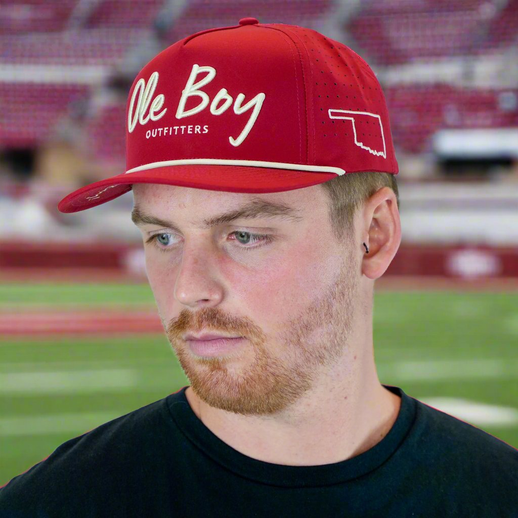 OLE BOY Oklahoma Game Day Performance Golf Hat