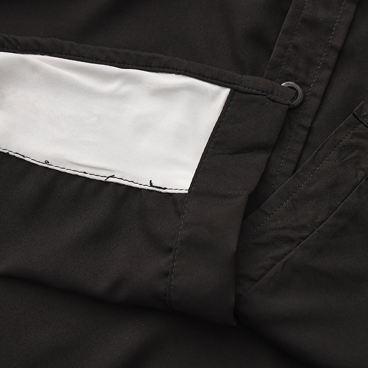 OLE BOY Performance Button Up Fishing Shirt - Black