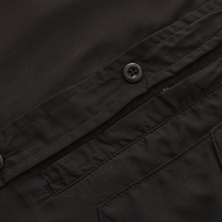 OLE BOY Performance Button Up Fishing Shirt - Black