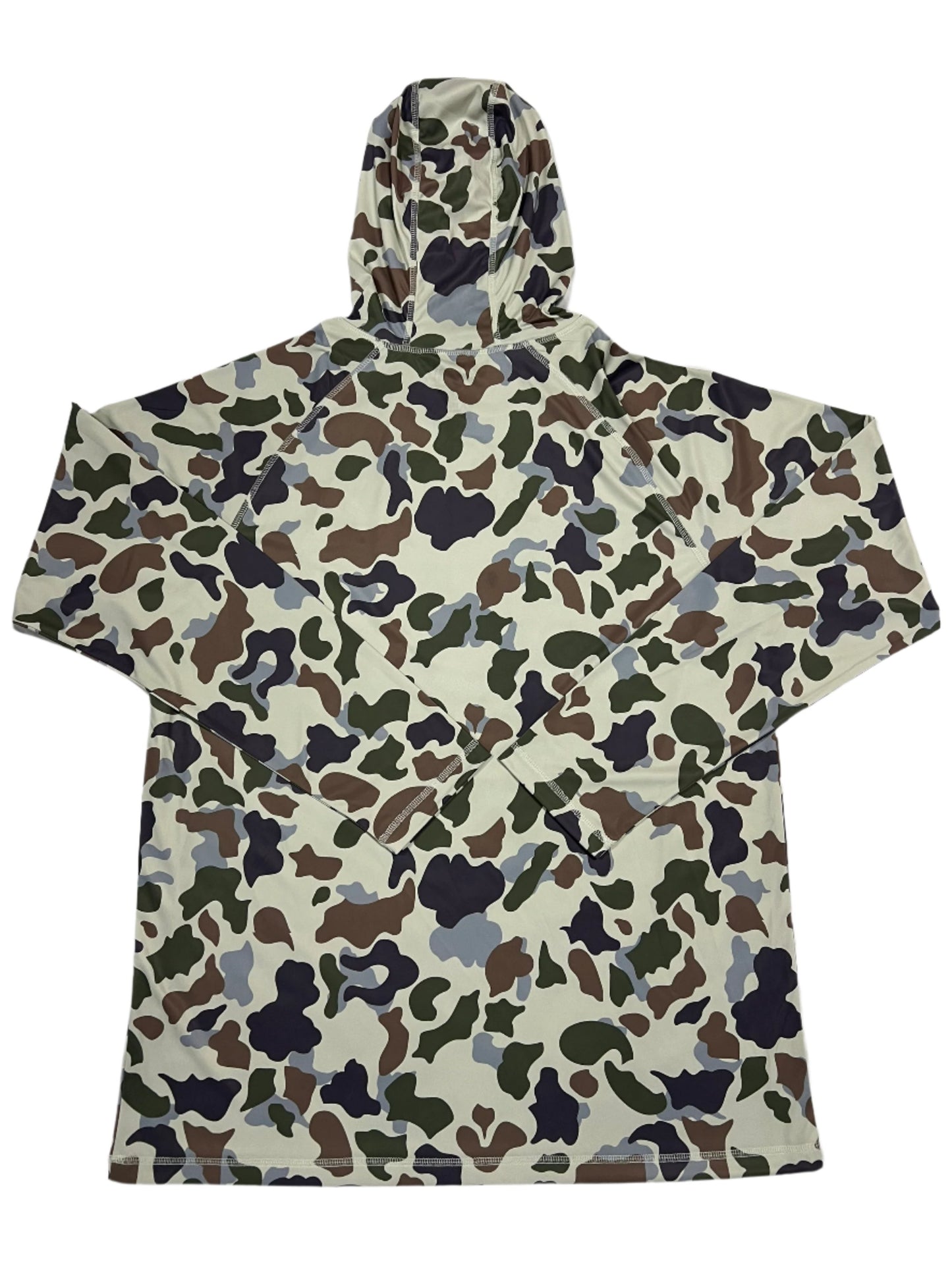 OLE BOY Performance Hooded Tee - Brown Duck Camo