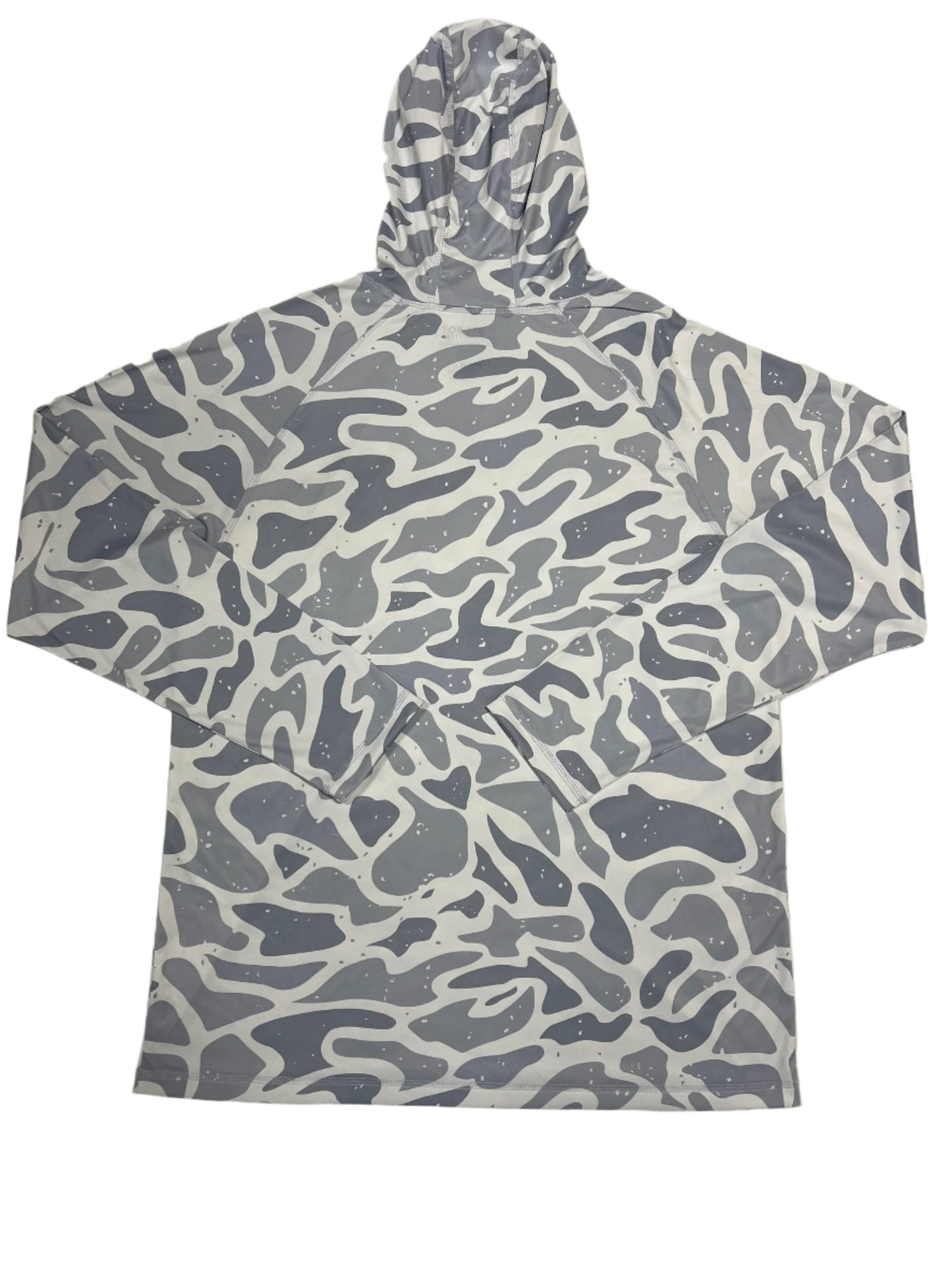 OLE BOY Performance Hooded Tee - Grey Duck Camo