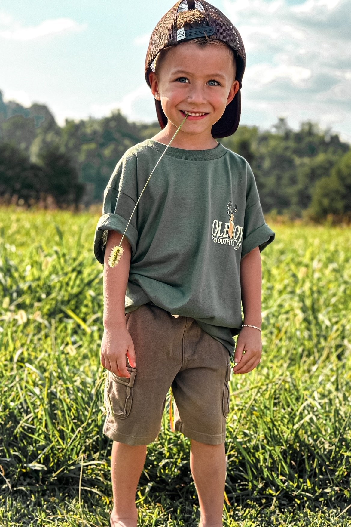 OLE BOY Youth Buck Mount Tee