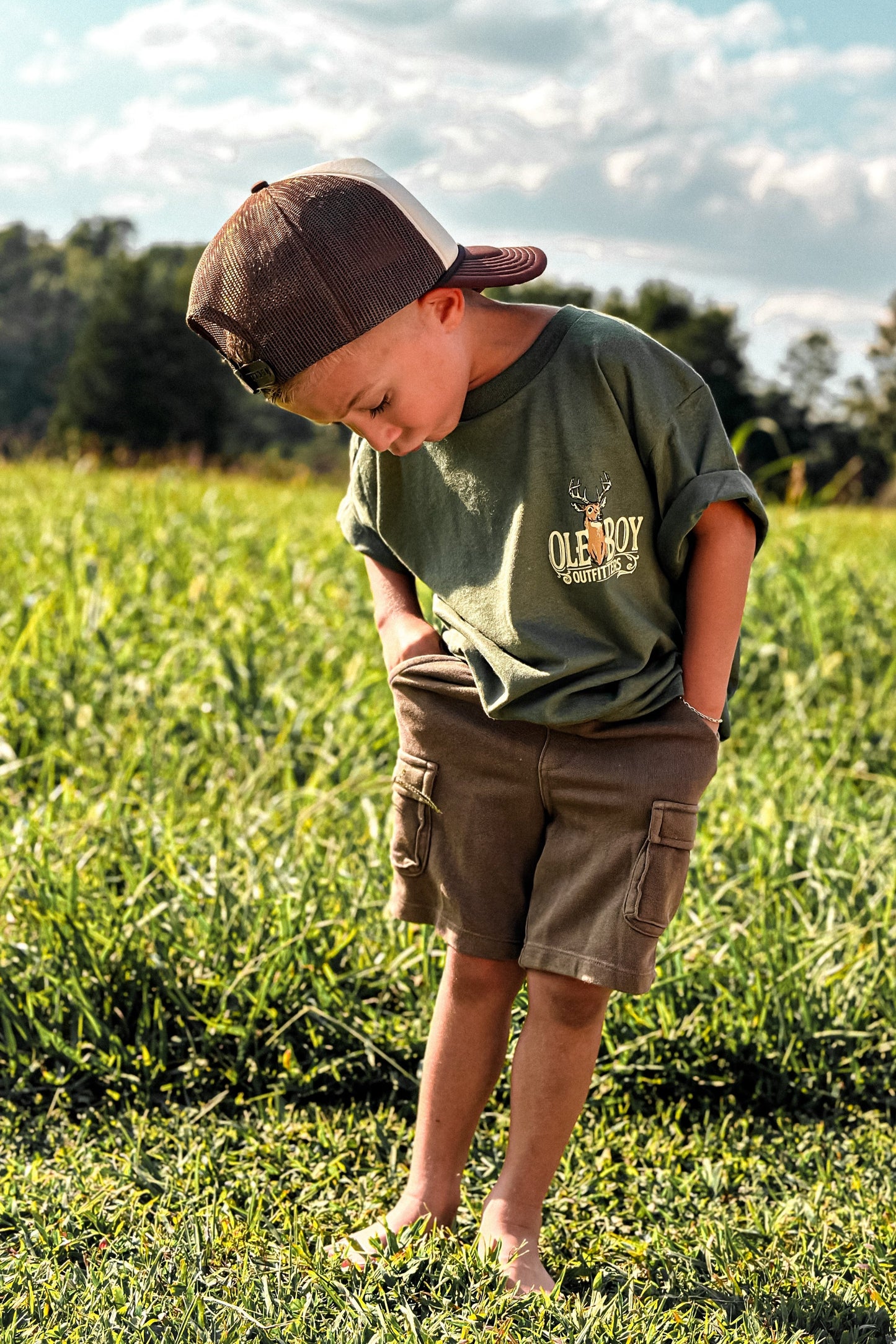 OLE BOY Youth Buck Mount Tee