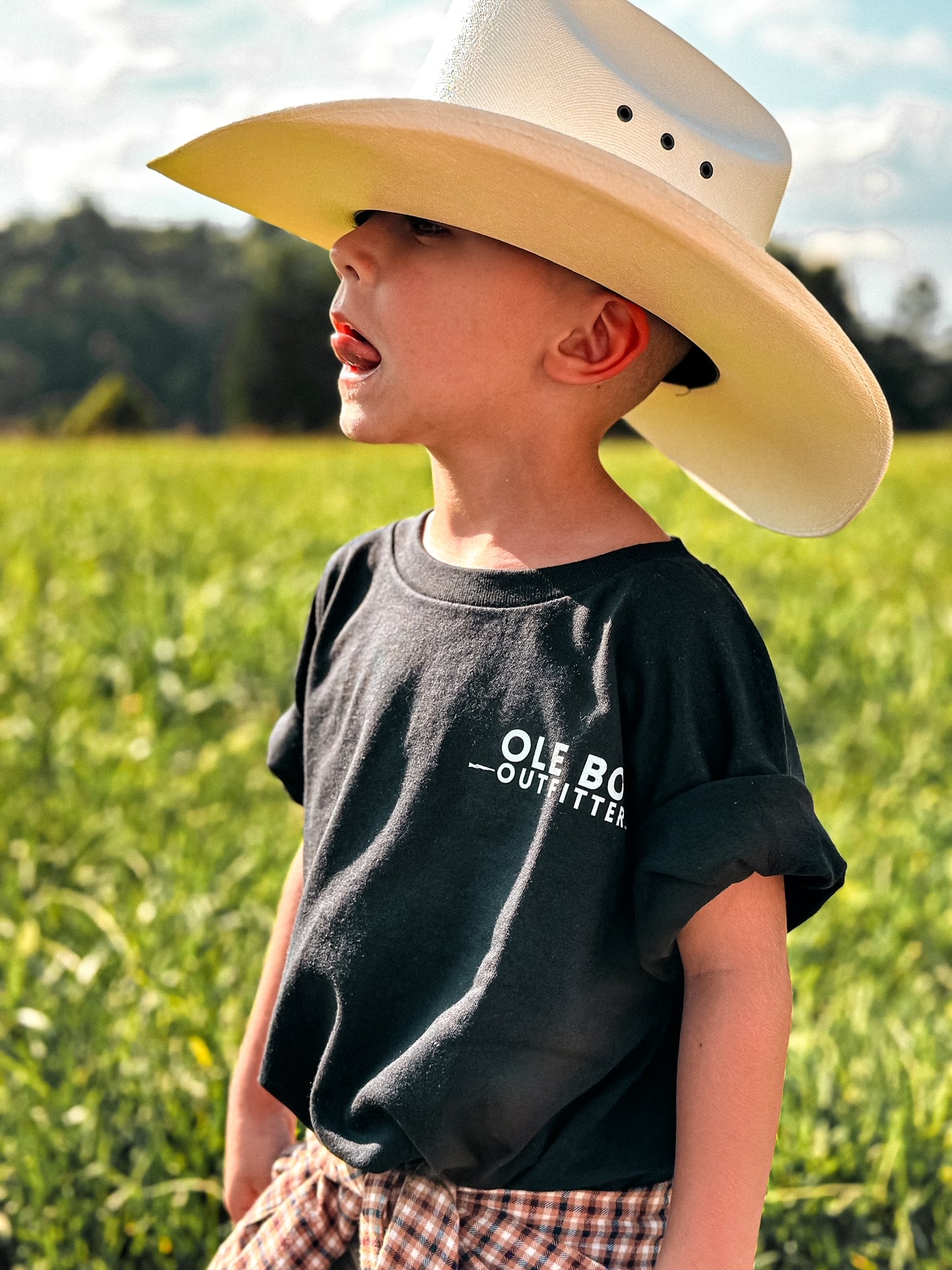 OLE BOY Youth Camo Border Tee