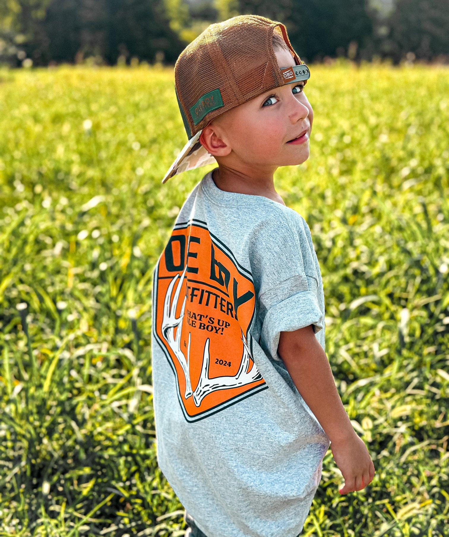 OLE BOY Youth Deer Antler Tee