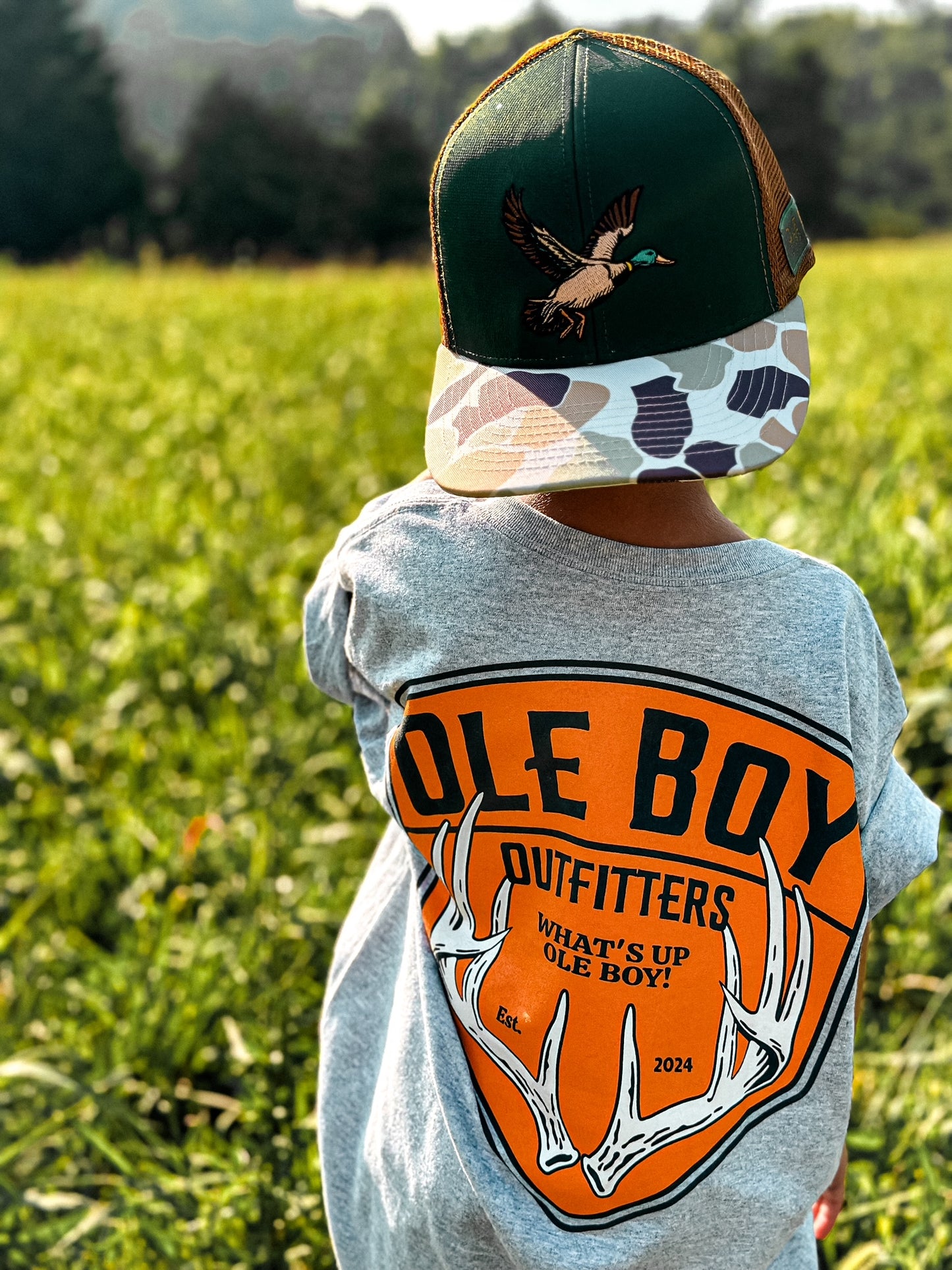 OLE BOY Youth Deer Antler Tee