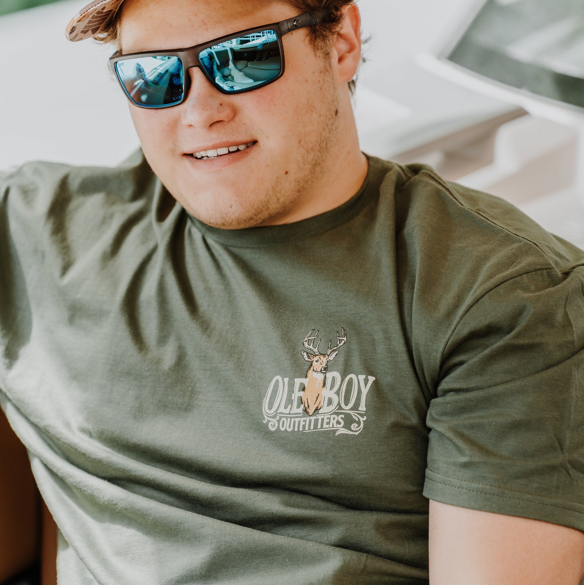 OLE BOY Buck Mount T-Shirt Lifestyle Boat