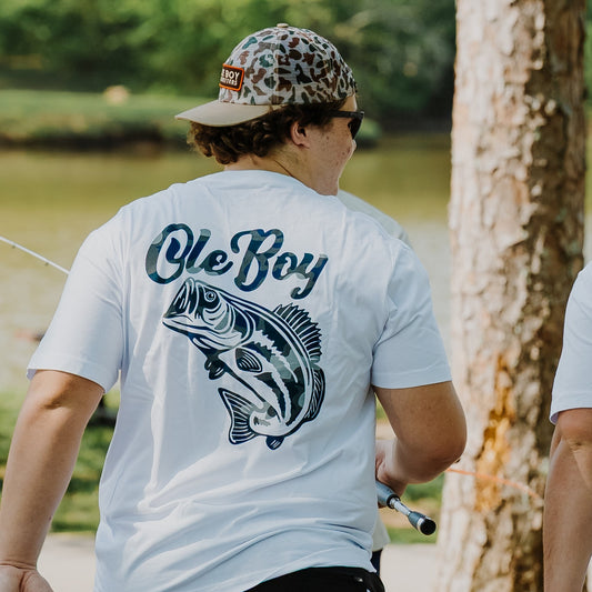 OLE BOY Camo Game T-Shirt - Bass