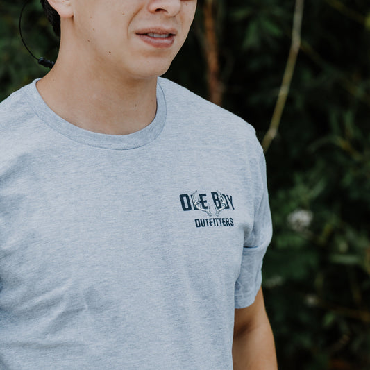 OLE BOY Deer Antler T-Shirt Lifestyle Left Chest